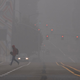 Longer and fiercer wildfires along the West Coast are contributing to more pollution-filled days of the year. Above, a smoggy day in downtown Portland, Oregon, in September 2020, when several nearby wildfires caused the city’s air quality to temporarily become the worst in the world.